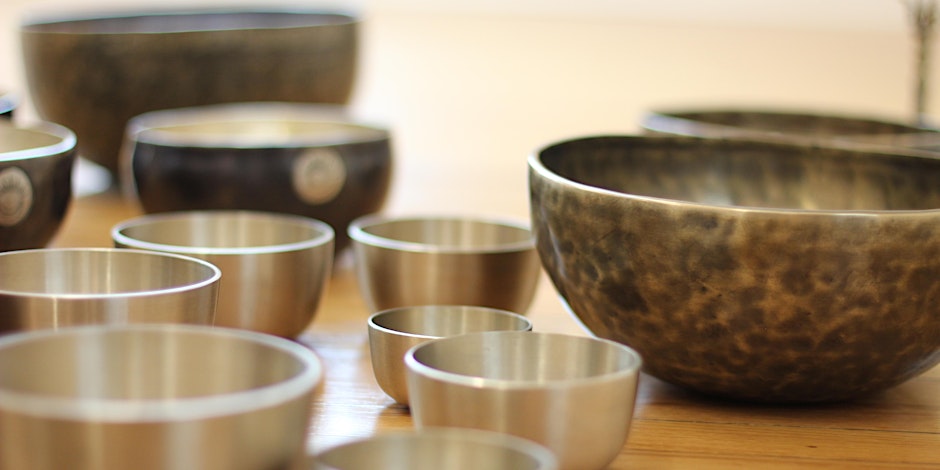 Sound bath session setup